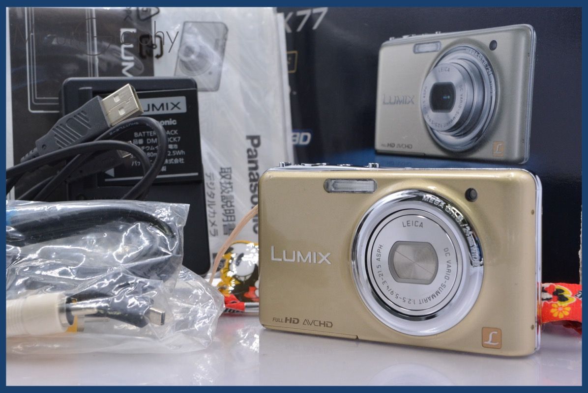 ☆極上美品☆ パナソニック Panasonic LUMIX DMC-FX77 元箱