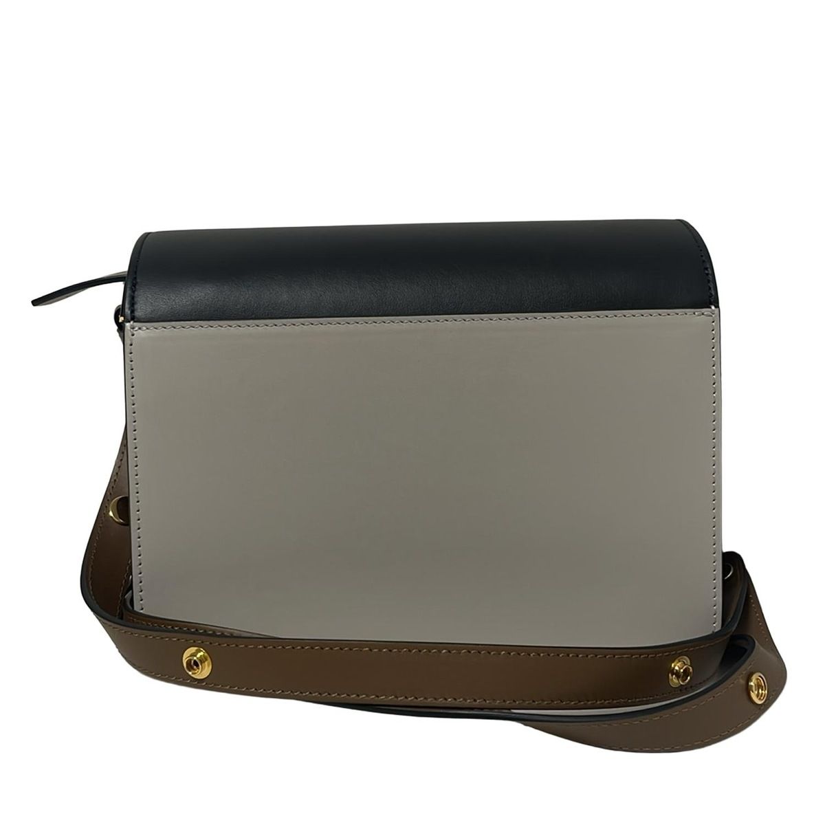 MARNI(マルニ) ショルダーバッグ トランク ライトグレー×ブラウン×黒