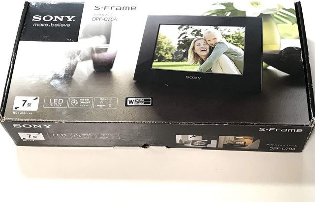 新品】 ソニー SONY デジタルフォトフレーム S-Frame C70A 7.0型