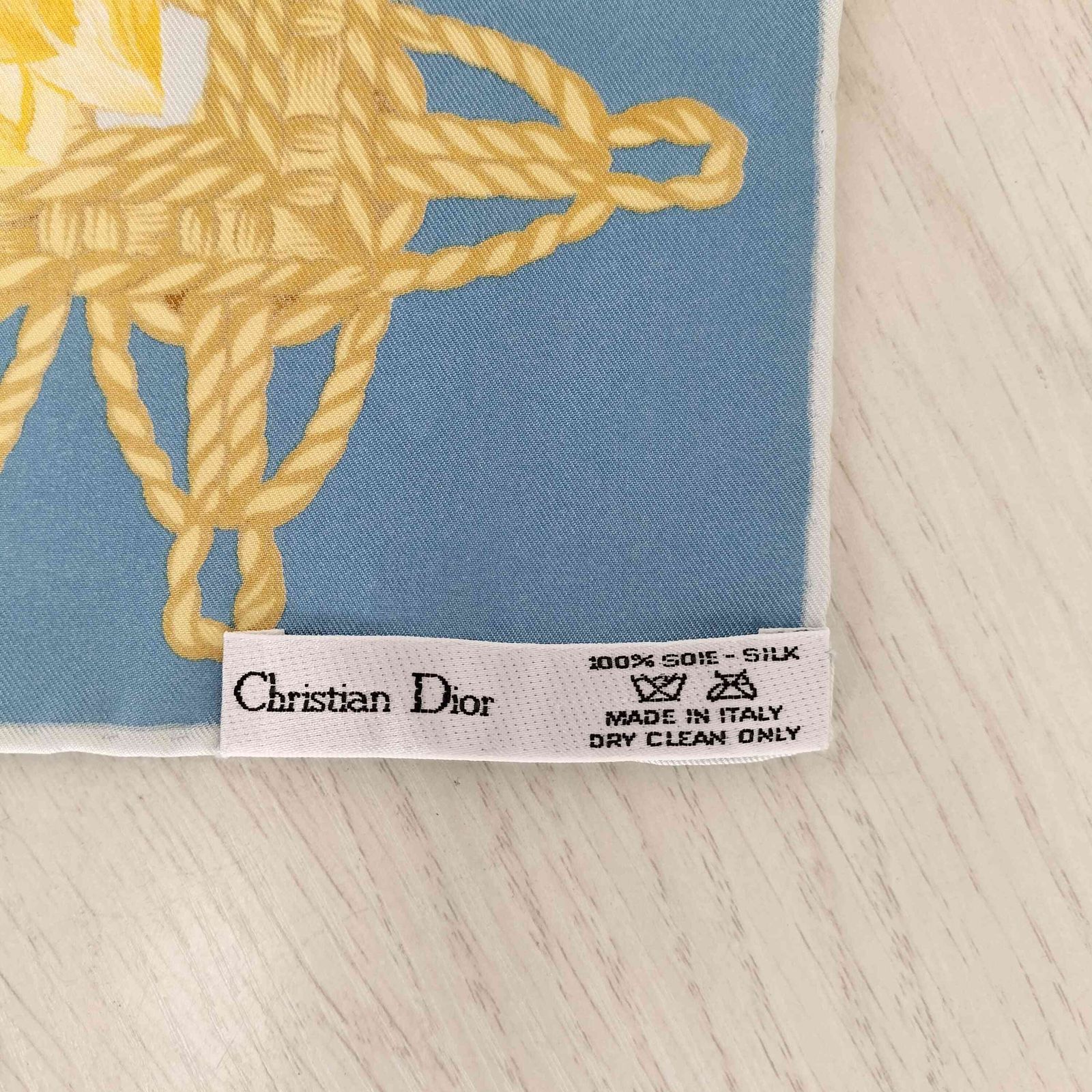 クリスチャンディオール Christian Dior 花柄 大判スカーフ レディース