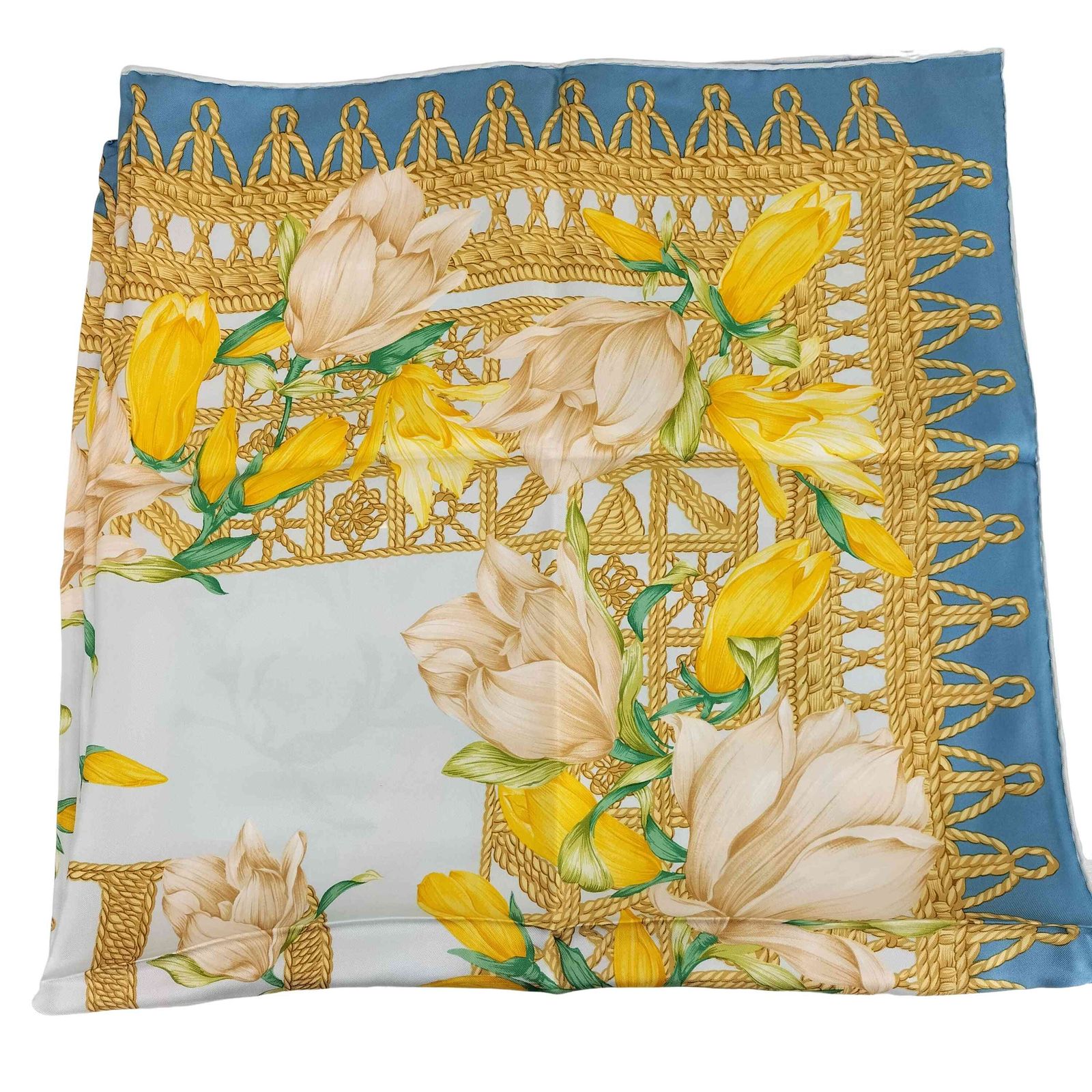 クリスチャンディオール Christian Dior 花柄 大判スカーフ レディース