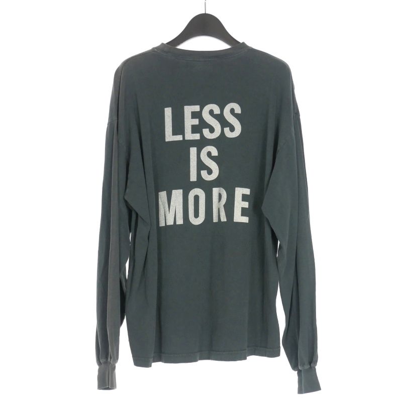 レミレリーフ　LESS IS MORE L/S T-SH ☆新品☆ 【REMI RELIEF】 LESS IS MORE L/S T-SH
