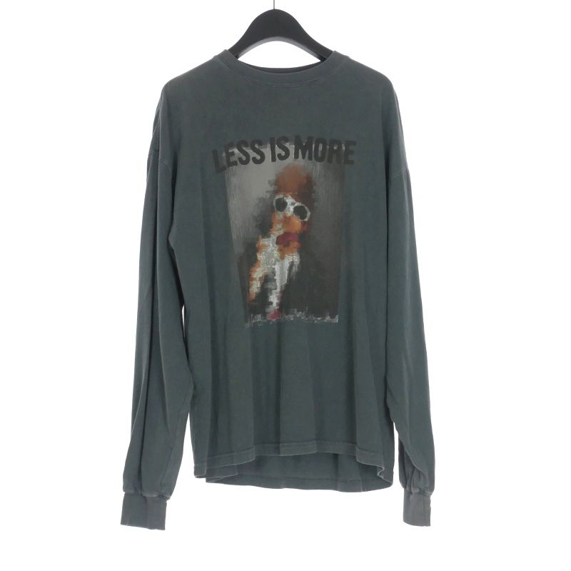 カットソー(長袖/七分) REMI RELIEF 23AW LESS IS MORE L/S T-SH レミレリーフ REMI RELIEF 23AW LESS IS MORE L/S T-SH ロングスリーブ
