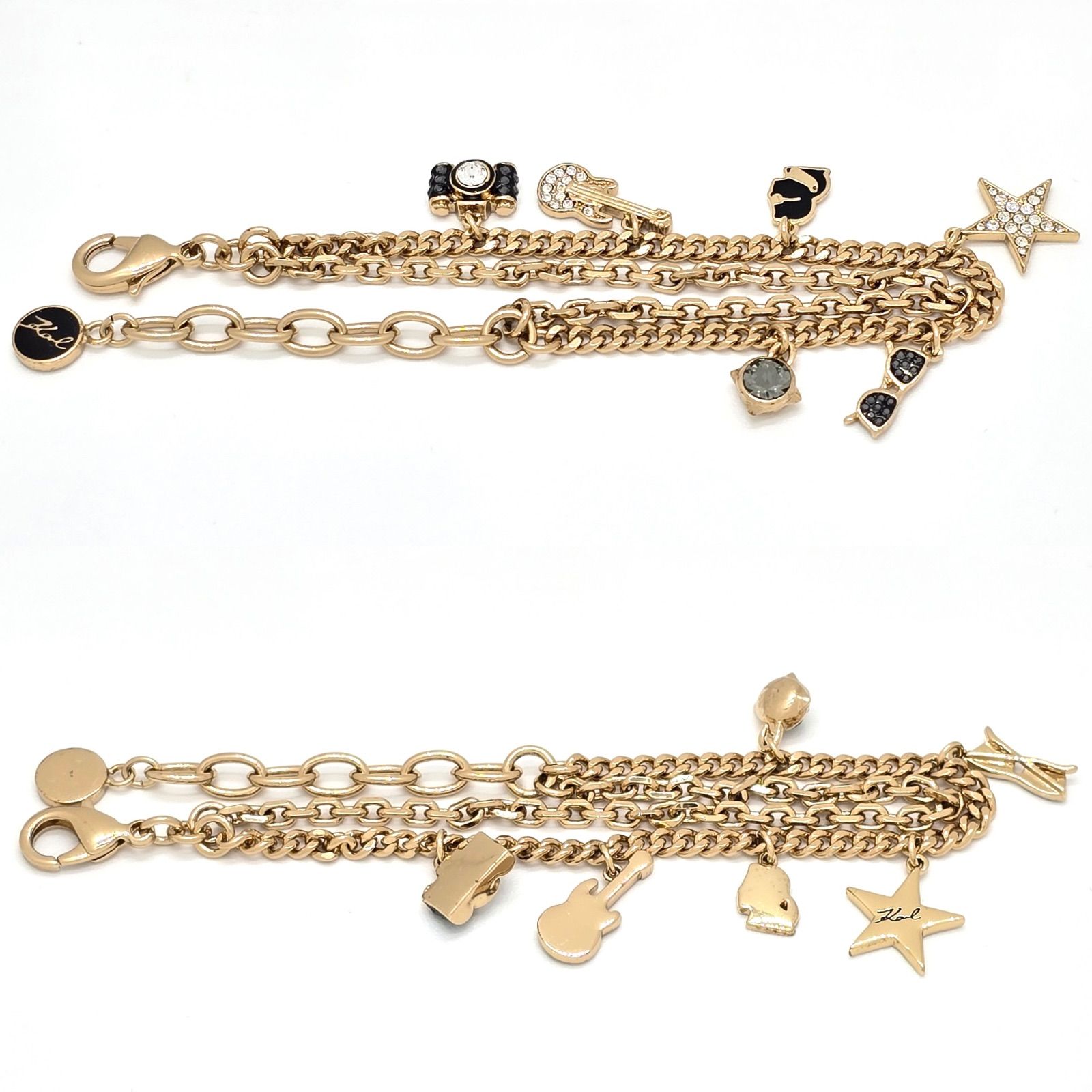 KARL LAGERFELD カール ラガーフェルド 6チャーム ブレスレット 全長