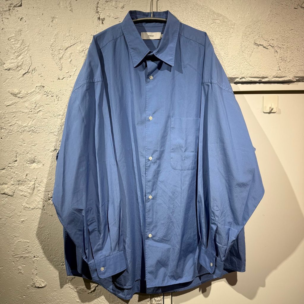Graphpaper グラフペーパー 20AW Broad L/S Oversized Regular Collar
