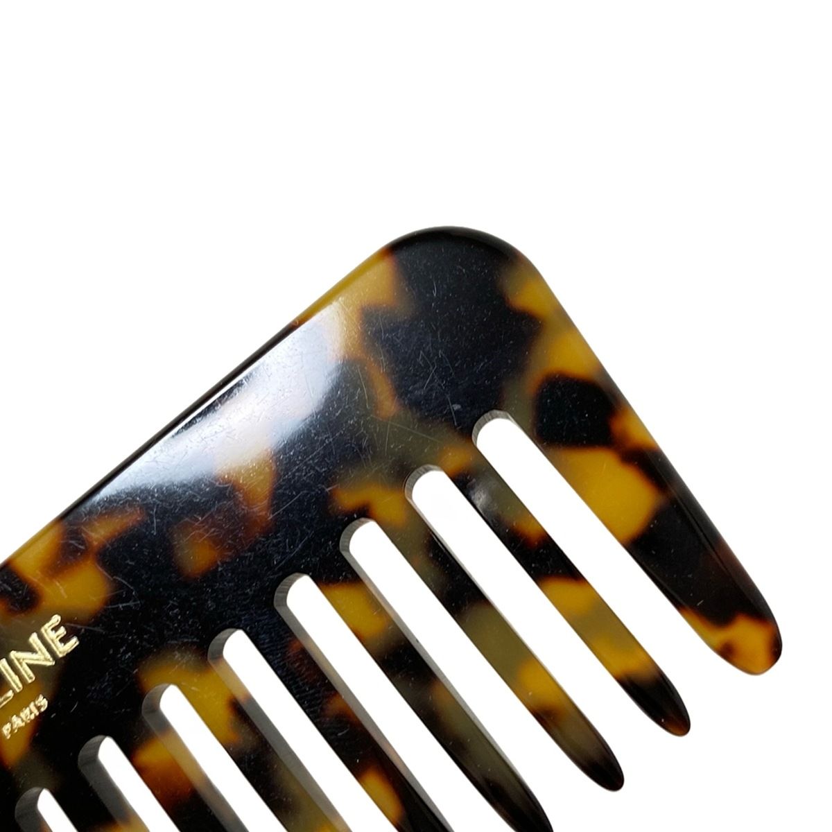  CELINE セリーヌ 小物 スモール ヘアコーム 01 BC アイボリー ゴールド その他 小物