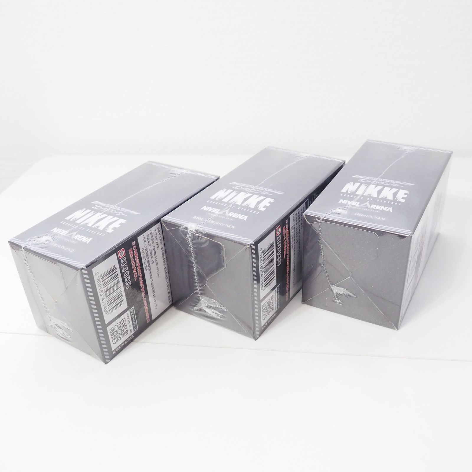 ニベルアリーナ NIVEL ARENA NIKKE BOX プロモカード付き 3個セット