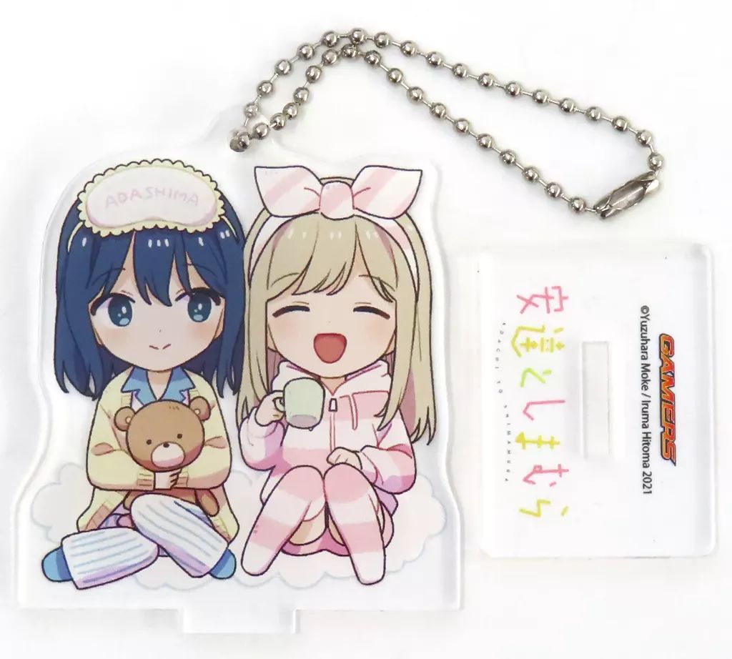 中古】キーホルダー [単品] 安達桜＆島村抱月 台座付き描き下ろし