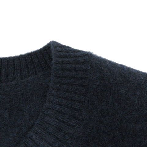 セオリー Theory CREW NECK SFW SOFTFELTED WOOL セーター ネイビー 紺 M
