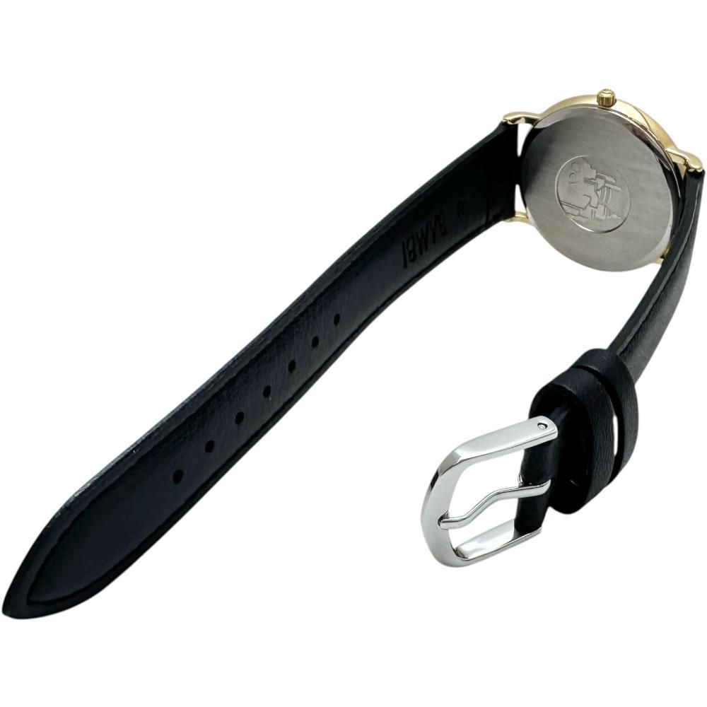 OMEGA/オメガ】53427589 デビル 電池交換済 腕時計 GP/レザー クオーツ