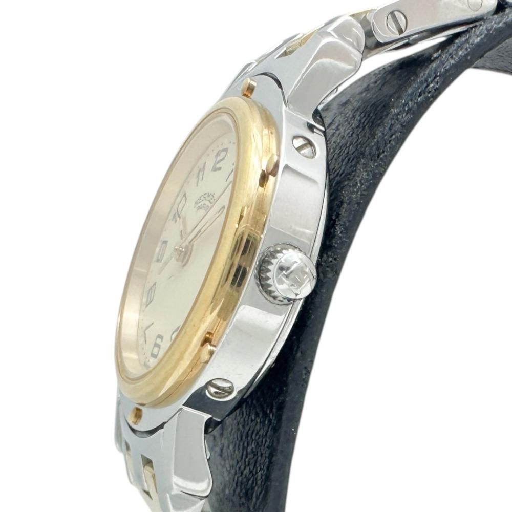 HERMES/エルメス】CL4.220 クリッパー 腕時計 ステンレススチール/GP