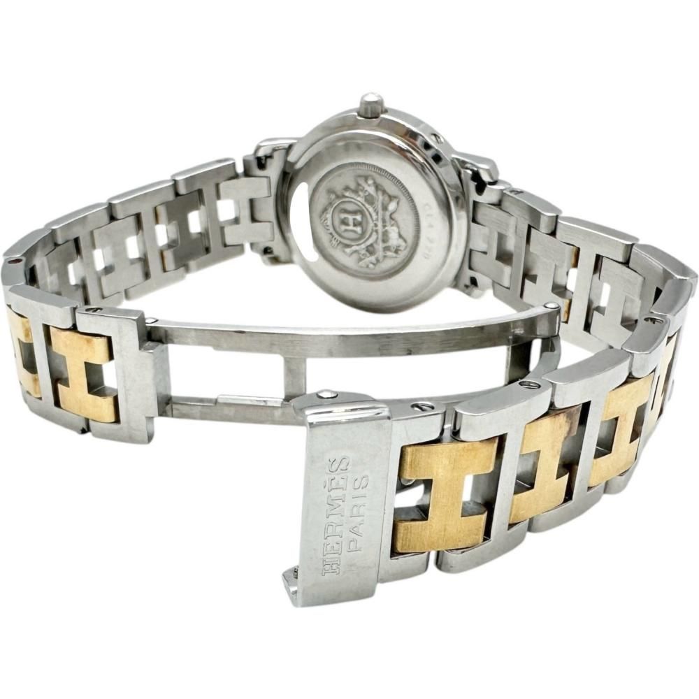 HERMES/エルメス】CL4.220 クリッパー 腕時計 ステンレススチール/GP
