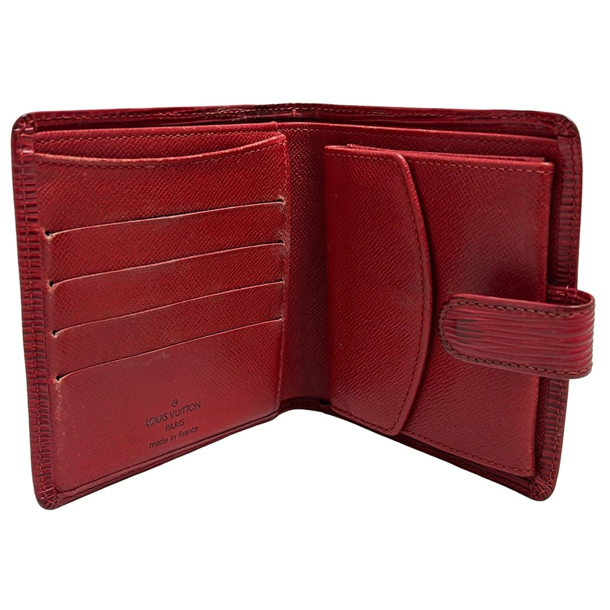 LOUIS VUITTON(ルイヴィトン) 2つ折り財布 エピ ポルトビエコンパクト