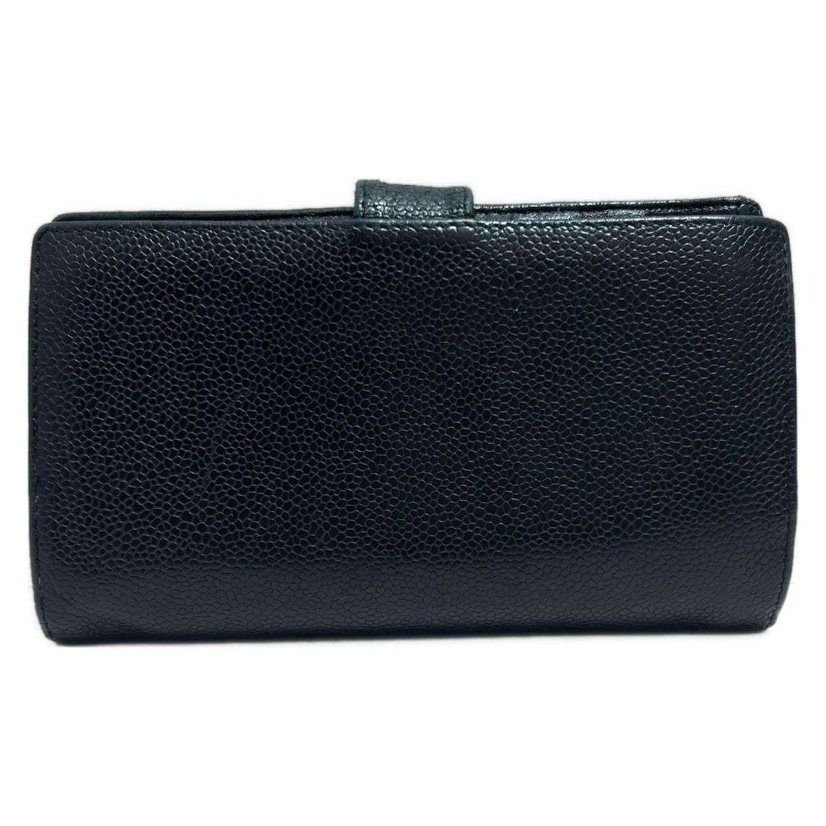 CHANEL シャネル 長財布 黒 ゴールド金具