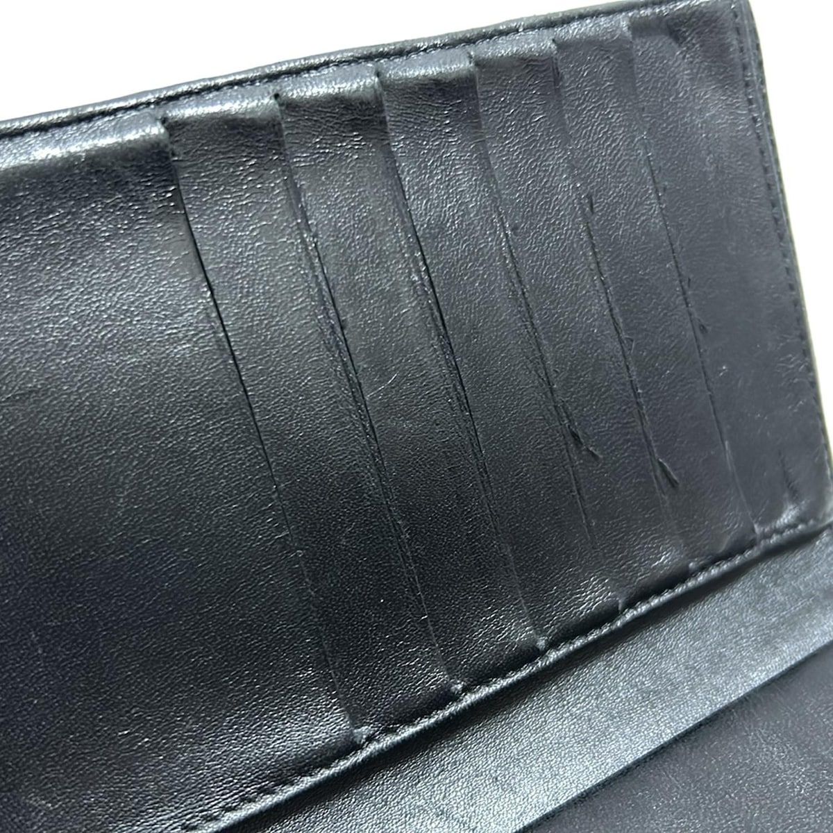  CHANEL シャネル 長財布 黒 ゴールド金具 その他 小物