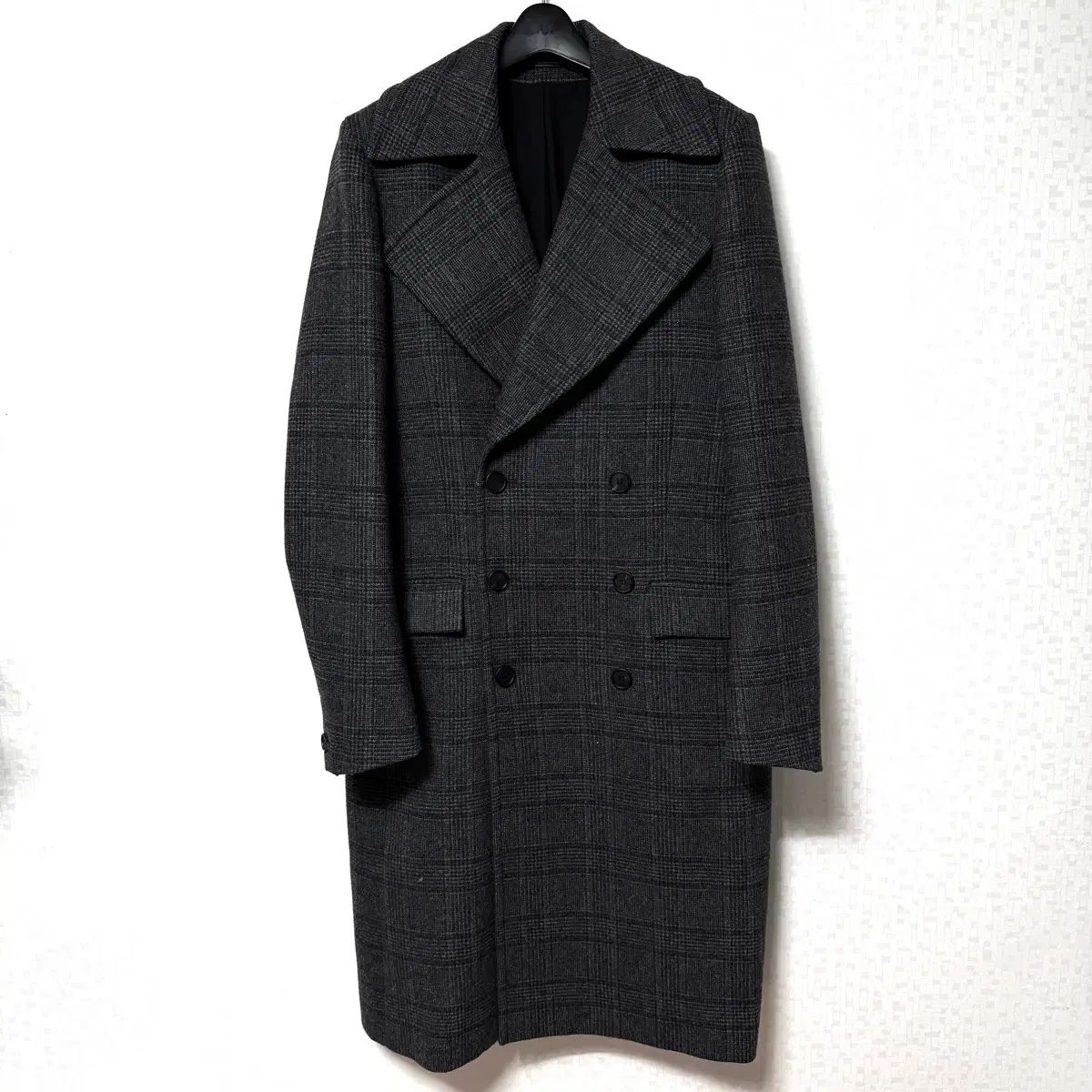 S 90 ALLSAINTS オールセインツ ラムウール ダブル コート ジャケット ロングコート