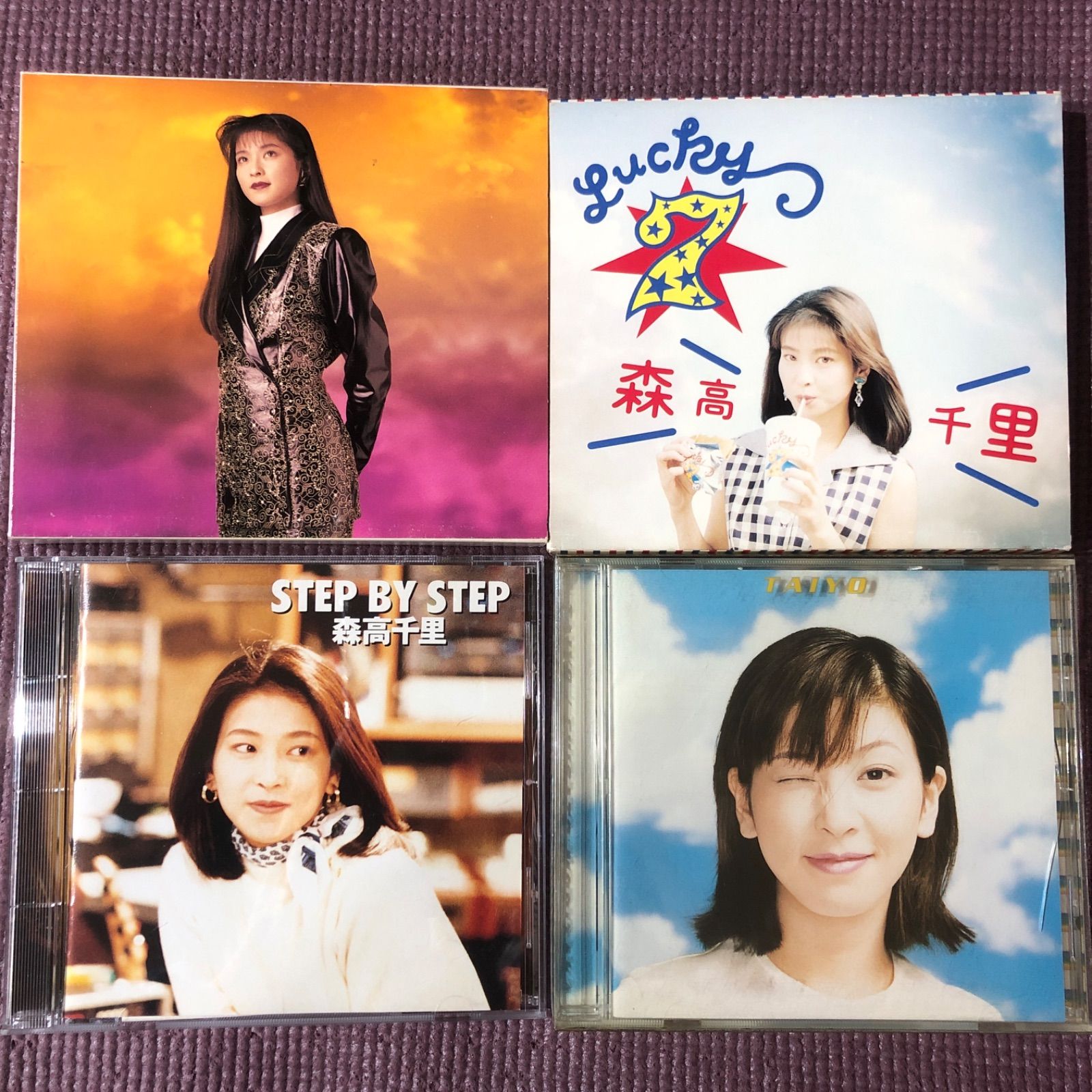 森高千里アルバム4点🪙『ROCK ALIVE』🪙『LUCKY 7』🪙『STEP BY STEP