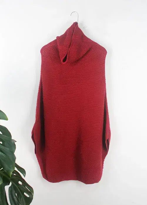 barna x Leilian カシミア ニート ケープ