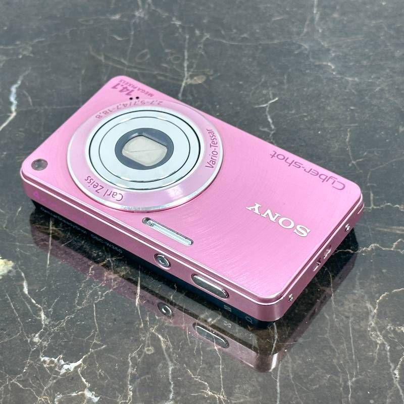 美品】SONY Cyber-shot DSC-W350 ピンク 1410万画素 Carl Zeissレンズ