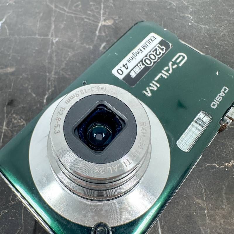 CASIO EXILIM EX-S12 ブラック 1210万画素 超薄型 光学3倍ズーム HD