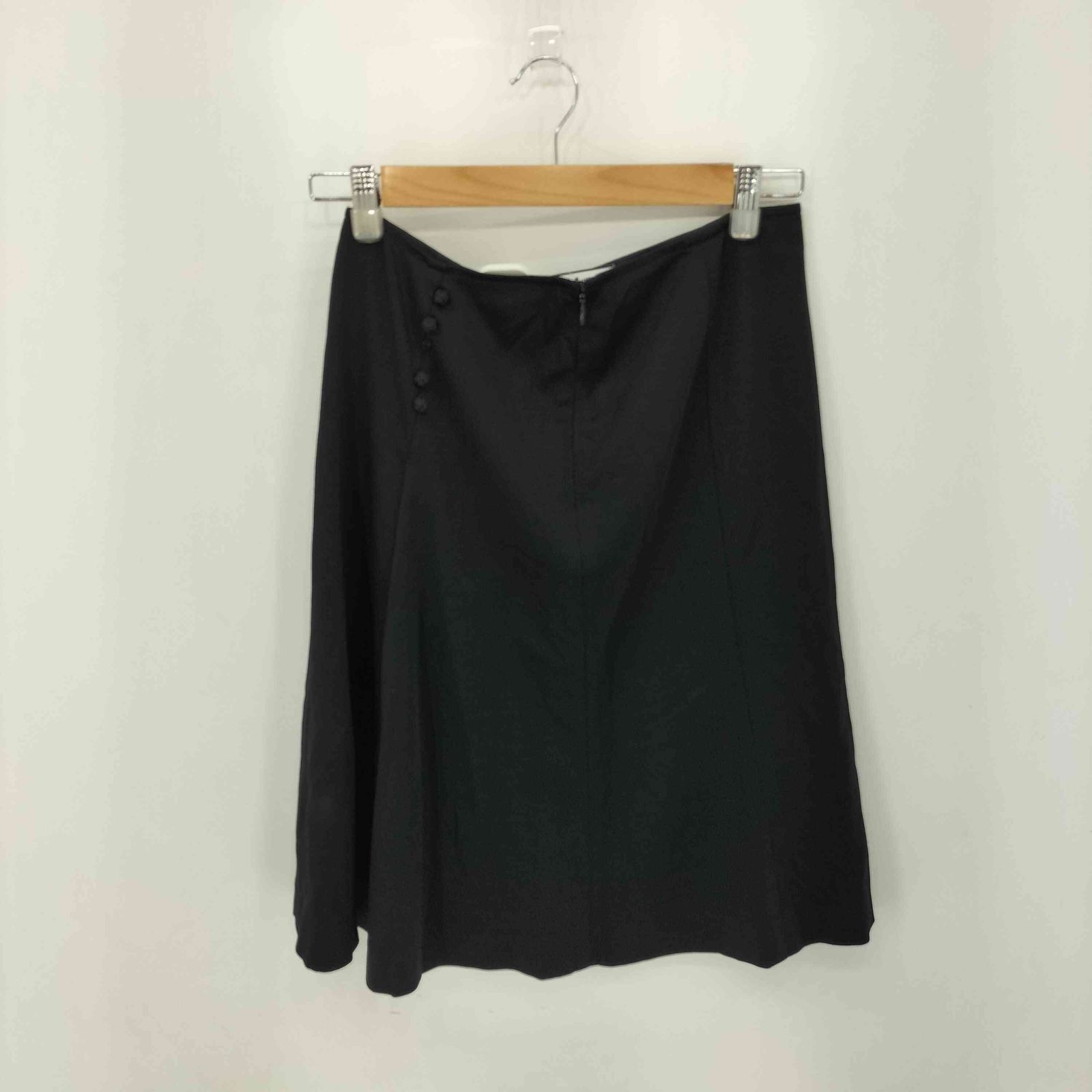 VIVIENNE TAM スカート 黒 ヴィヴィアンタム　XS ヴィヴィアンタム VIVIENNE TAM チャイナボタン ミティフレアスカート