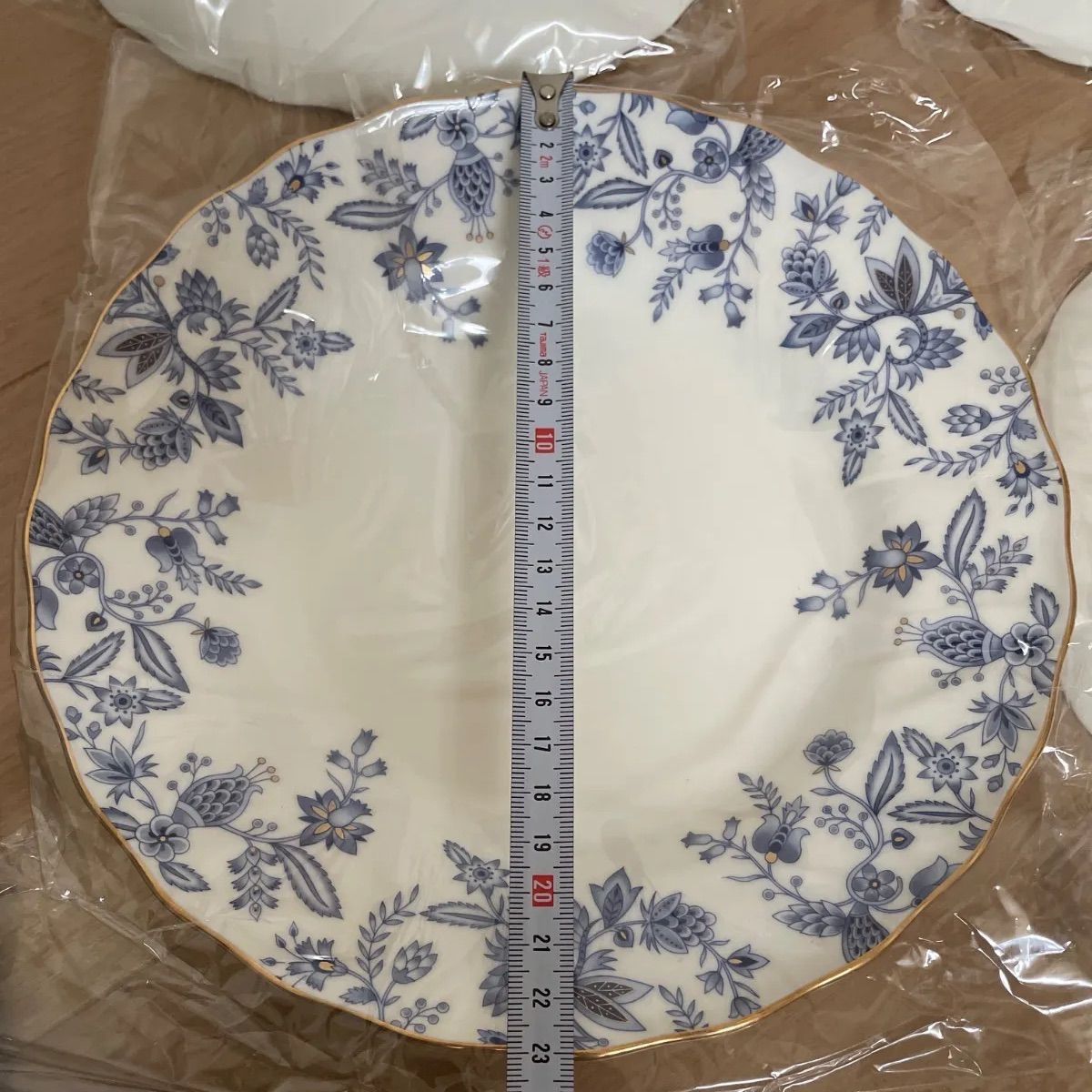 未使用】Noritake ブルーソレンティーノシリーズノリタケ6枚セット23cm