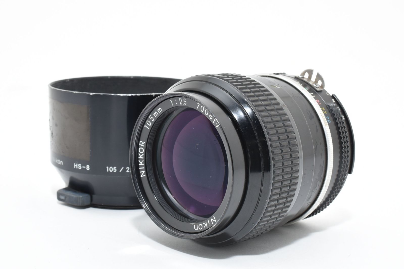 #4632 ニコン Nikon Ai Nikkor 105mm f/2.5 マニュアルレンズ [動作確認済]