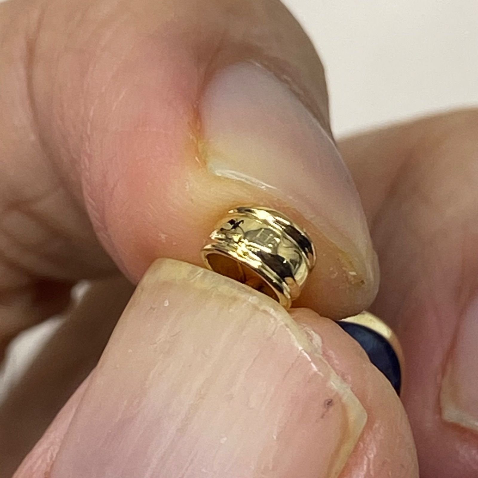 K18YG AU750 18金 アフガナイト ペンダントトップ UV変色 - メルカリ