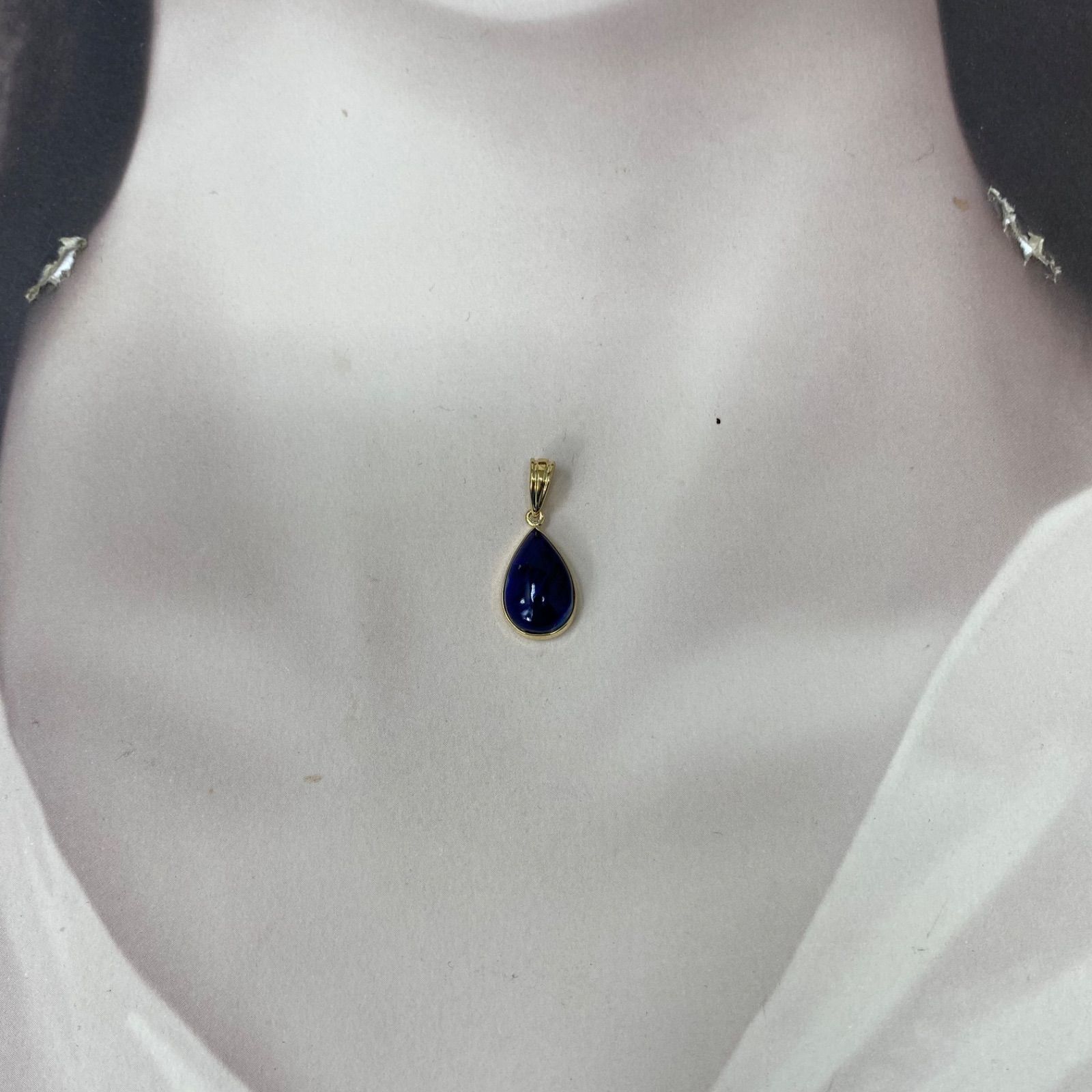 K18YG AU750 18金 アフガナイト ペンダントトップ UV変色 - メルカリ