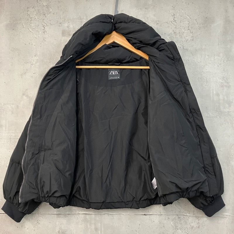 ZARA ザラ ダウンジャケット ショート丈 フード付き パフジャケット