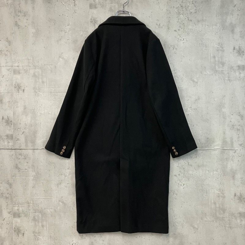 RESEXXY レディライク ロングコート ダブルブレスト ブラック 黒 F