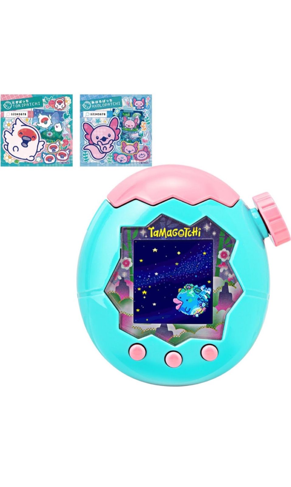 Tamagotchi Paradise Jade Forest ステッカー付き！ Tamagotchi Paradise - Jade Forest たまラボステッカーつき