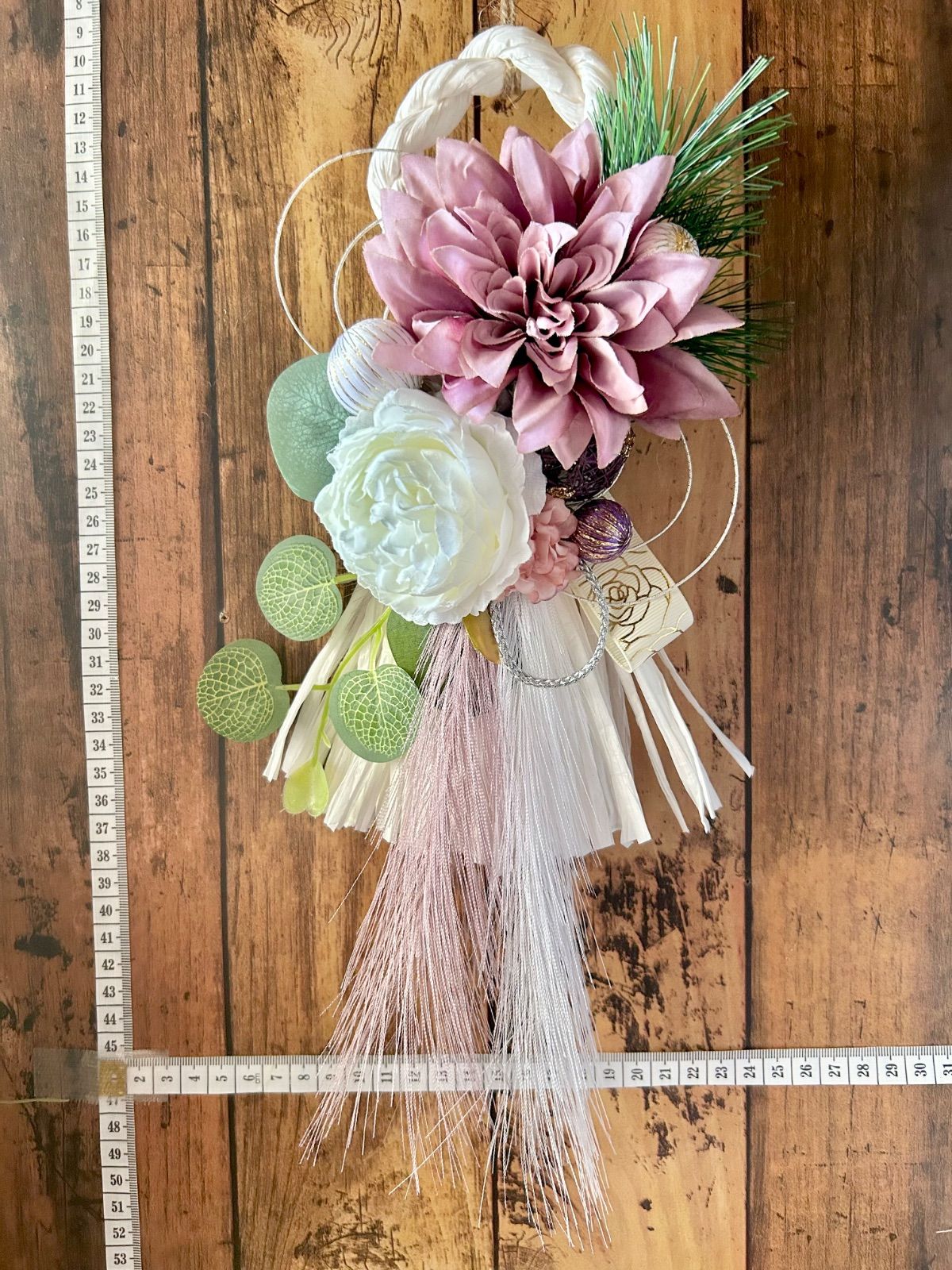 お正月リース♪No.7 7-236 しめ縄リース しめ縄飾り お正月リース お正月飾り 門扉