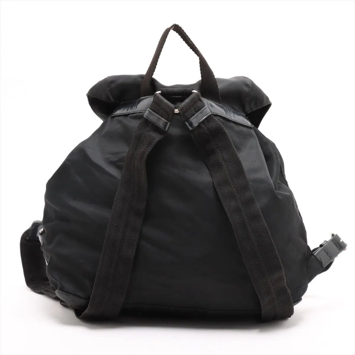 極美品 プラダ テスート ナイロン トライアングルロゴ レッド リュック