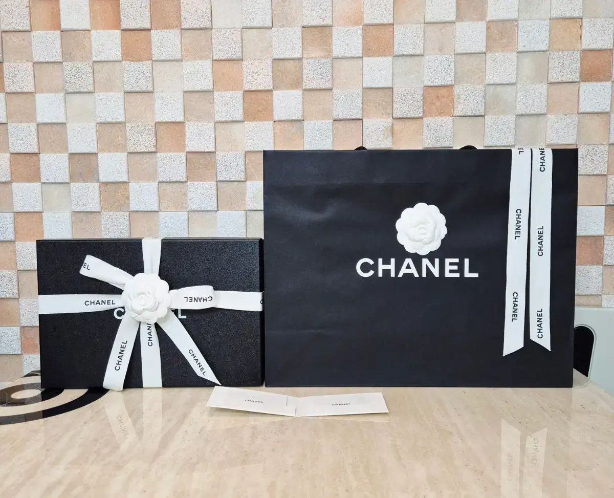 デパート CHANEL シャネル お買い物バッグ ボックス カメリア リボン バインダー リフィル BOOKLET フール 構成品