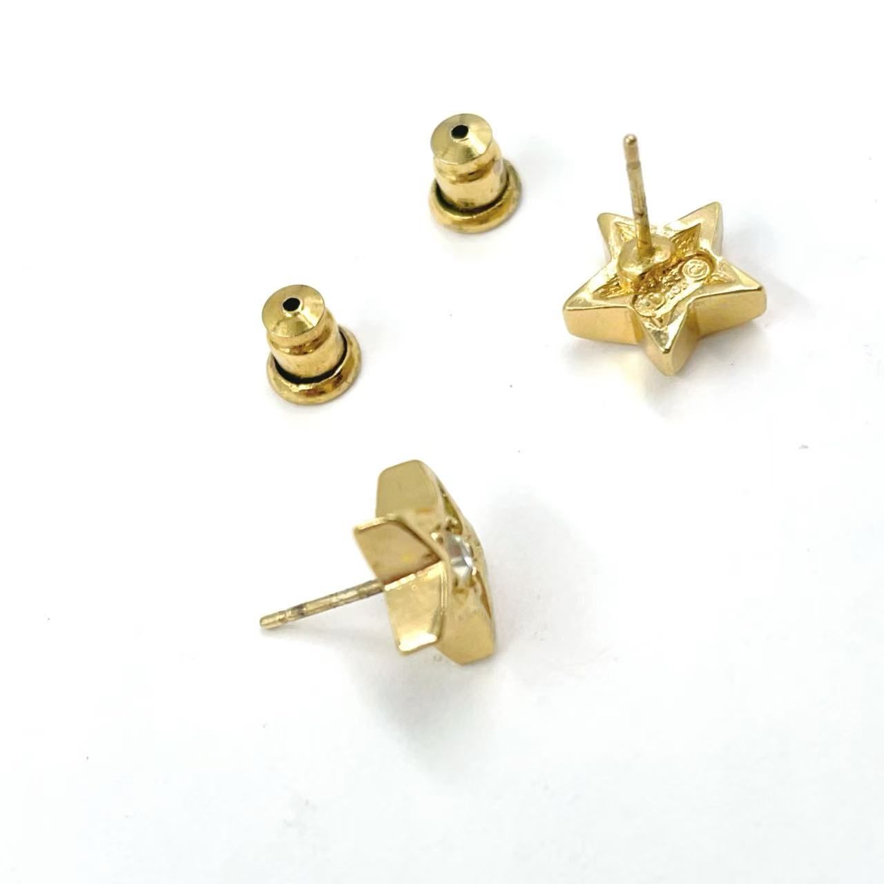 Christian セール Dior スターモチーフ 一粒ラインストーン GP