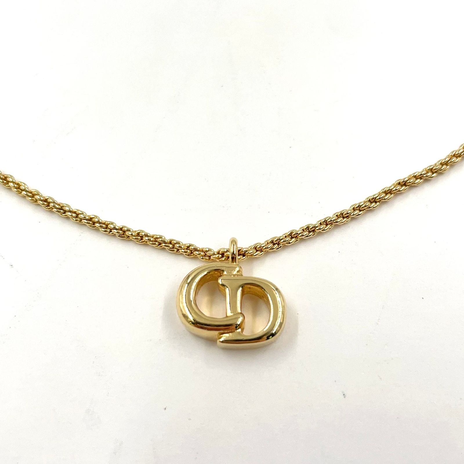 Christian Dior CDロゴ GP ゴールド ネックレス - メルカリ