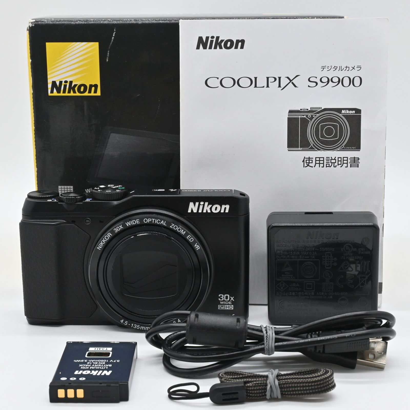 【値下げ！完全ジャンク】Nikon COOLPIX S9900通電不可 本体のみ Nikon COOLPIX S9900 ブラック - メルカリ