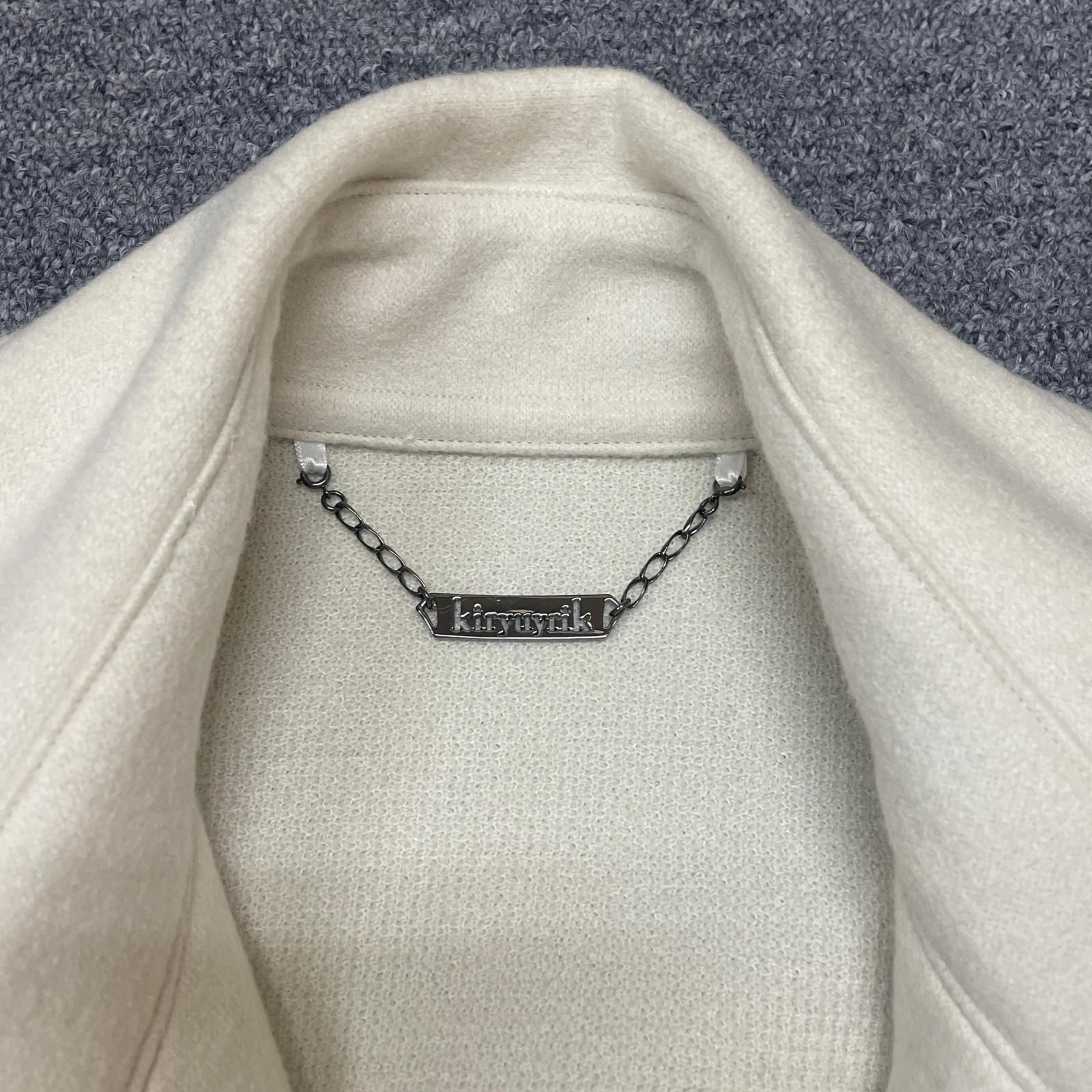 メンズ 参考上代59,400円 kiryuyrik 22AW Knit Melton Stand Collar