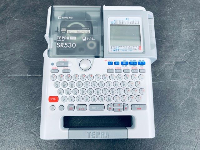 テプラ ラベルライター TEPRA PRO SR 530 ジム オフィス インク残量無し 515026