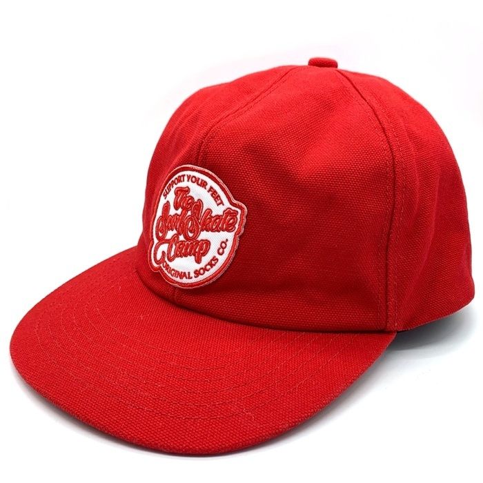 サーフスケートキャンプ 6 Panel Trucker Canvas Cap made by FAF ROCKEY トラッカーキャップ レッド
