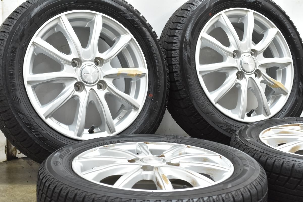 製 バリ溝 WEDS JOKER 14 in 4 5 J 45 PCD 100 ヨコハマ IG 60 155 65 R N ONE BOX WGN デイズ ワゴンR アルト タント ムーヴ