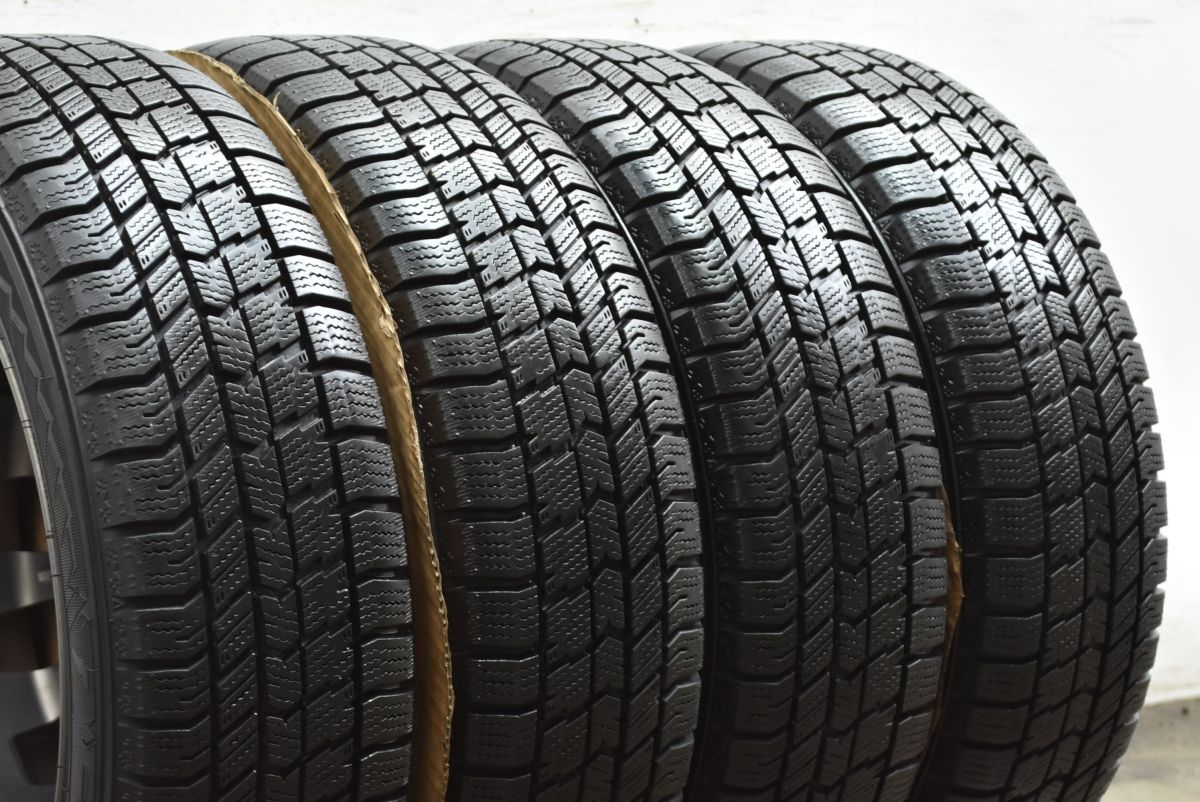 バリ溝】シビラ 14in 4.5J +45 PCD100 グッドイヤー アイスナビ8 155