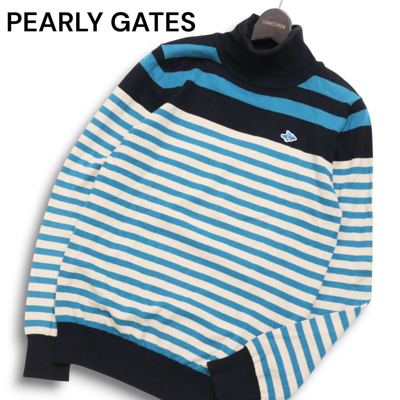 PEARLY GATES パーリーゲイツ ゴルフ 通年 ロゴ☆ ボーダー