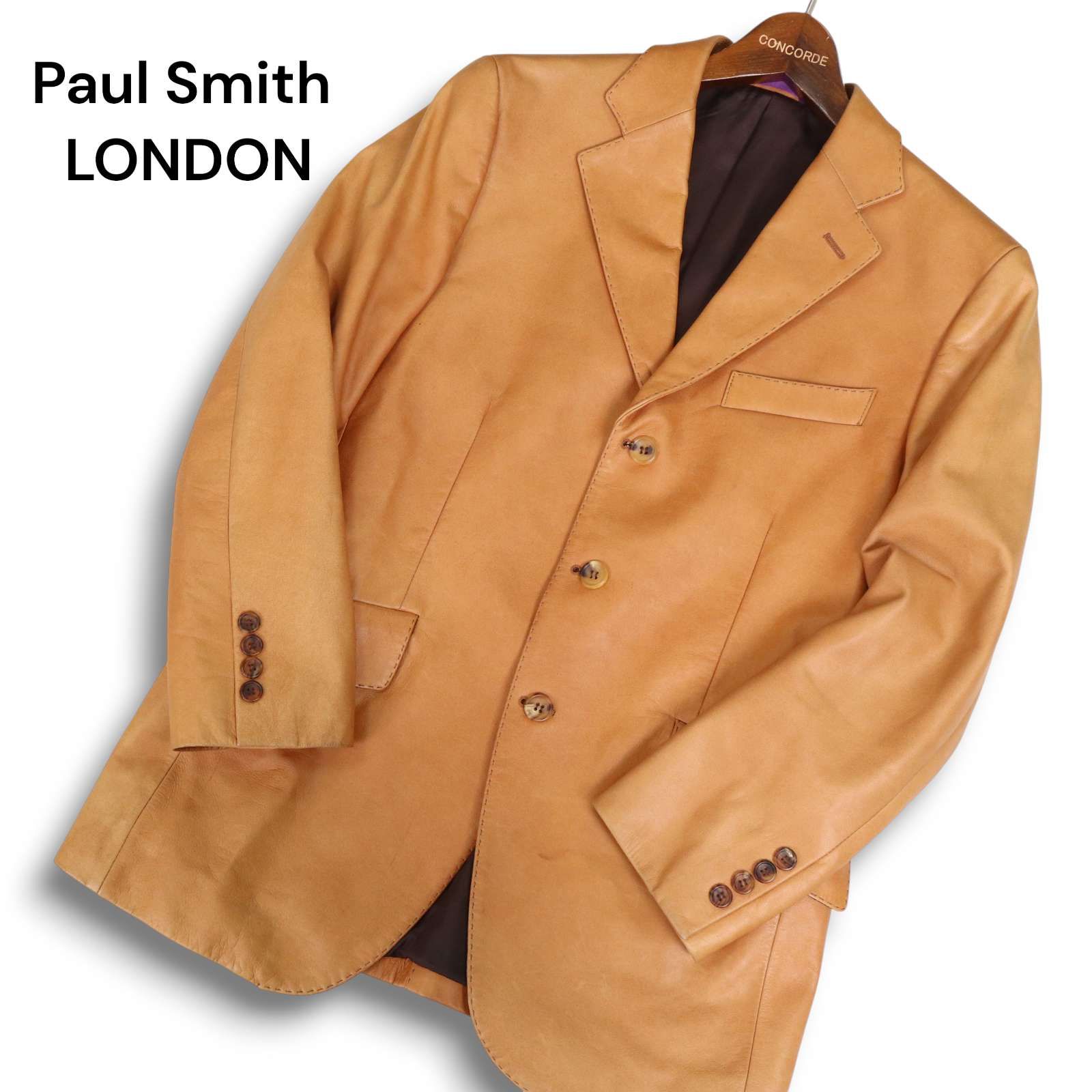 Paul Smith LONDON ポールスミス ロンドン 秋冬 牛革☆ カウ レザー 