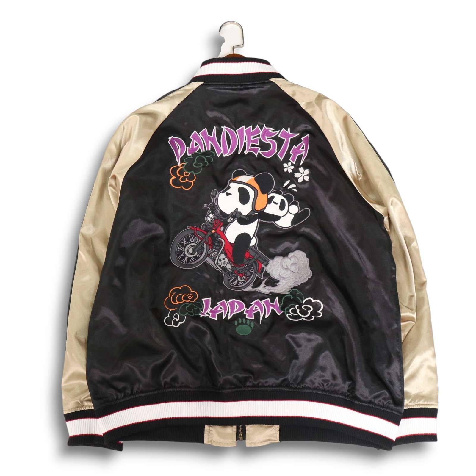 PANDIESTA JAPAN 刺繍　パンダ　スカジャン　ライダース PANDIESTA JAPAN パンディエスタ ジャパン 通年 ライダー パンダ刺繍