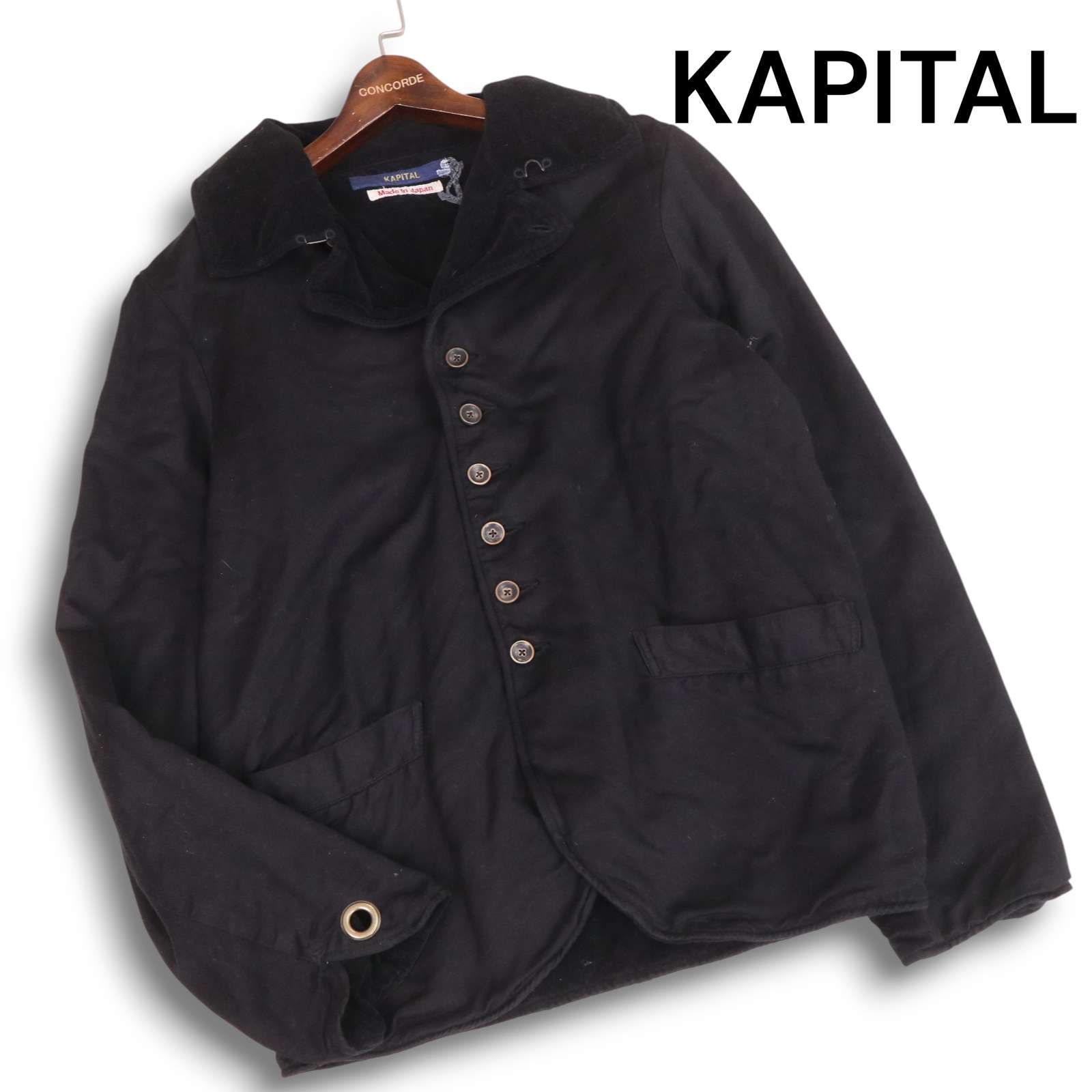 KAPITAL キャピタル 秋冬 裏起毛♪ コットン&リネン テーラード ワーク