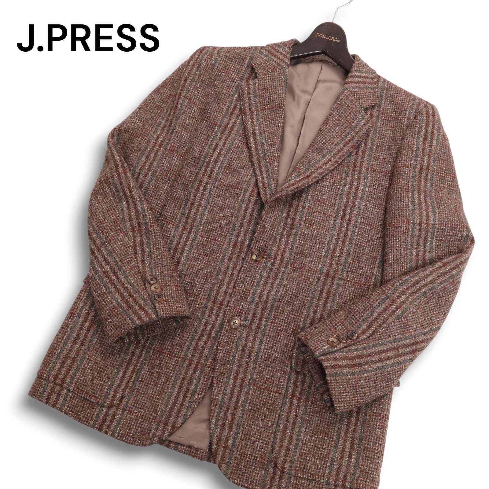 J.PRESS ジェイプレス PRESSTIGE 秋冬☆ ドネガル ツイード チェック