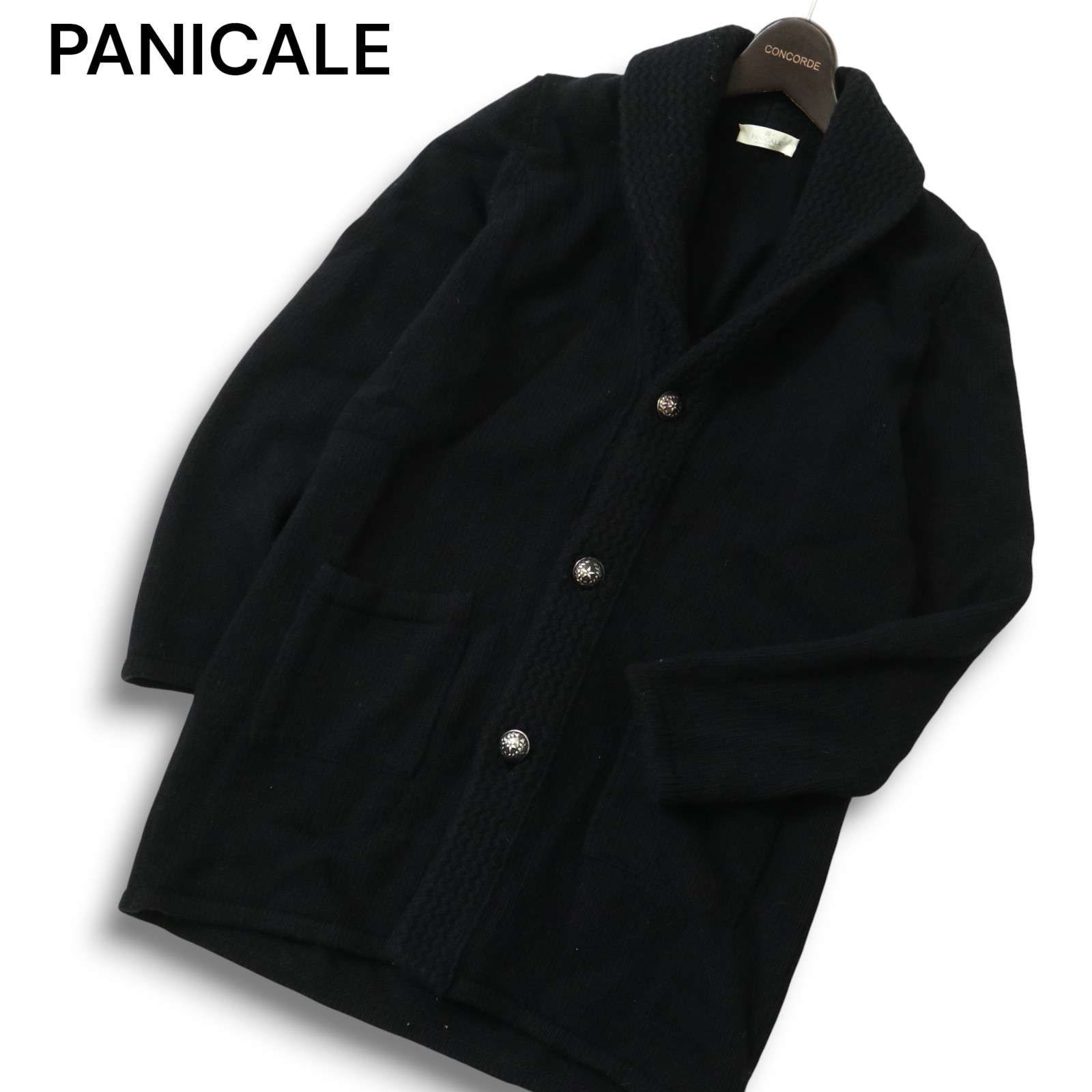 イタリア製☆ PANICALE パニカーレ 秋冬 ウール100% ショールカラー
