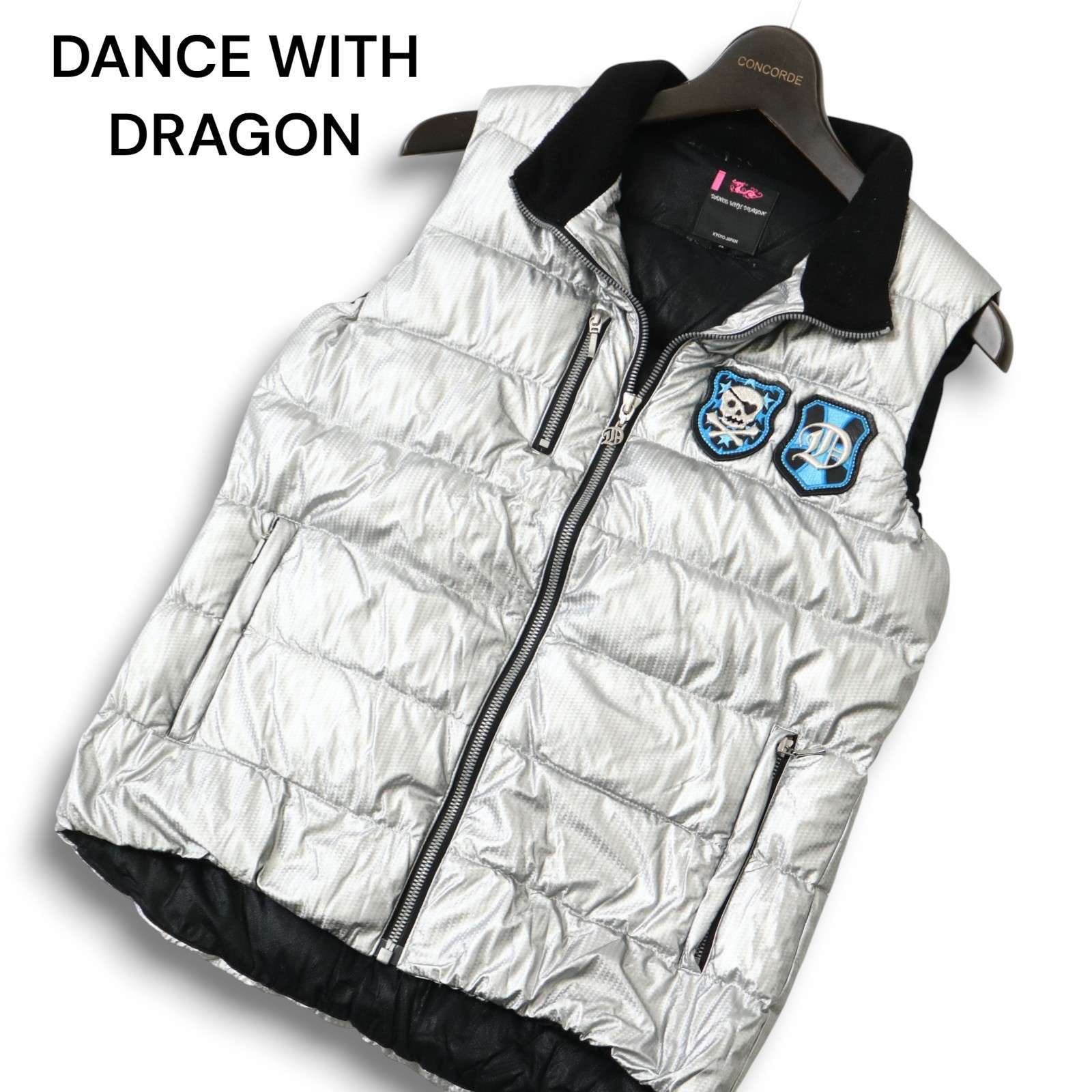 DANCE WITH DRAGON ダンスウィズドラゴン ゴルフ 秋冬 スカル ワッペン